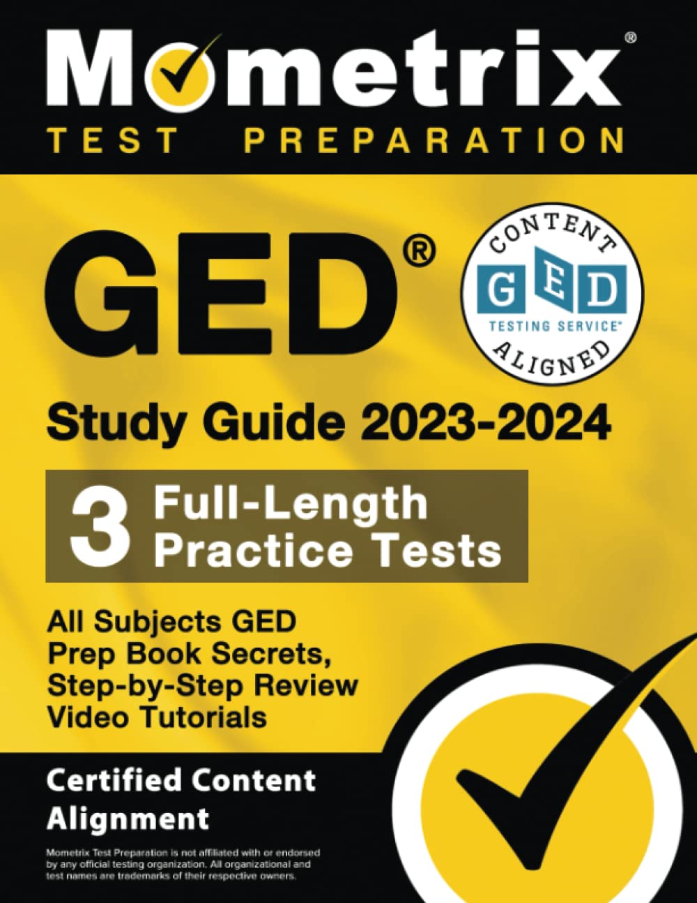 GED Study Guide 20232024 All Subjects 3 FullLength Practice Tests